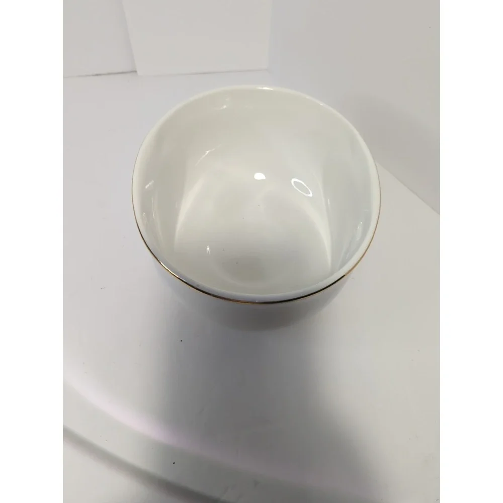 Thomas Kinkade Sunday Evening Sleigh Ride Bowl - Christmas Porcelain Teleflora